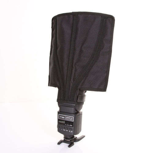Camera Speedlite Snoot Beam Reflector Diffuser Foldable & Flexible (Canon Nikon Metz etc.)
