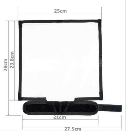 Camera Speedlite Snoot Beam Reflector Diffuser Foldable & Flexible (Canon Nikon Metz etc.)