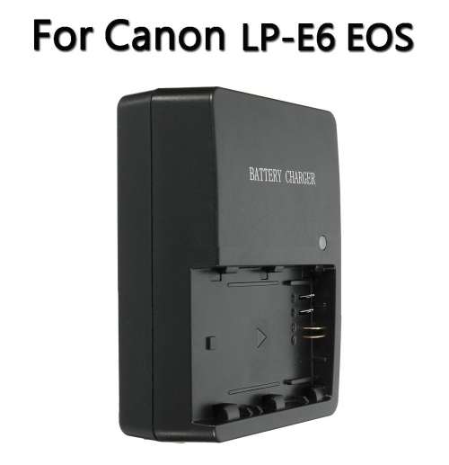 Replacement Charger for Canon LP-E6 Battery (5DII, III, IV, 6D I, II, 7D I, II, 60D, 70D, 80D, 90D)