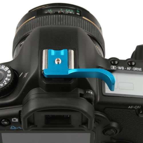 Universal Hot Shoe Thumb Grip Finger Handle Mount Holder For DSLR Camera