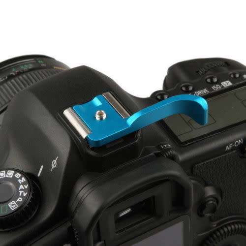 Universal Hot Shoe Thumb Grip Finger Handle Mount Holder For DSLR Camera