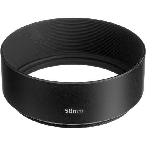 Universal Metal Screw In Lens Hood (58mm Filter Thread)