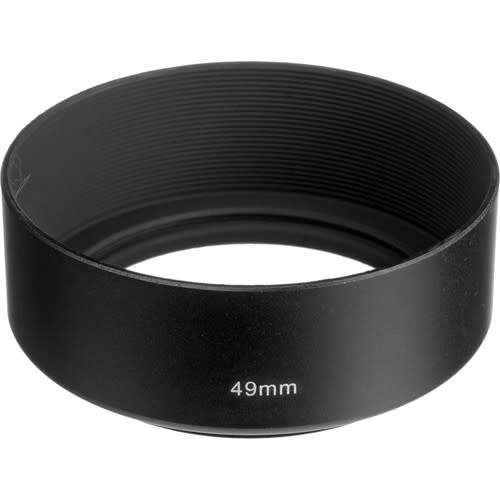 Universal Metal Screw In Lens Hood (49mm Filter Thread)