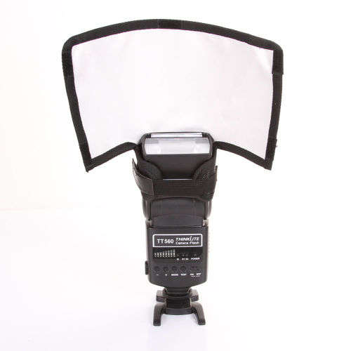Camera Speedlite Snoot Beam Reflector Diffuser Foldable & Flexible (Canon Nikon Metz etc.)
