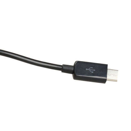 USB to Micro USB Cable - Black (30cm)
