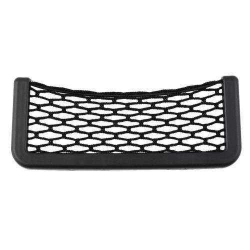 Car Auto String Mesh Net Resilient Bag Holder Storage Pouch for Cell phone (MEDIUM)