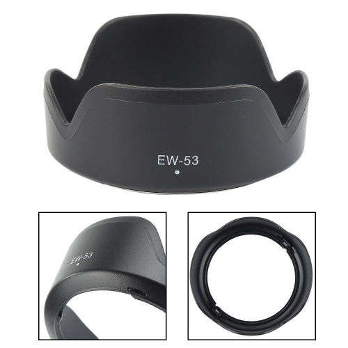Generic EW-53 Lens Hood for CanonEF-M 15-45mm f/3.5-6.3 IS STM Lens (For CANON EOS M CAMERA ONLY)