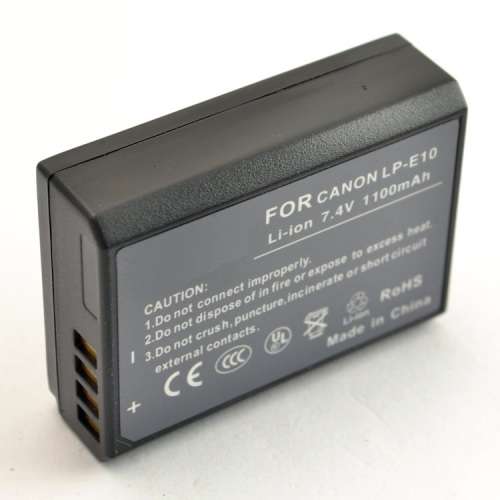Generic LP-E10 Battery for Canon EOS 1100D / 1200D  / 1300D / 2000D / 4000D