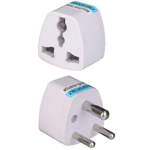 Universal RSA / India Power Adapter Converter Wall Plug Socket AU UK US to EU / RSA