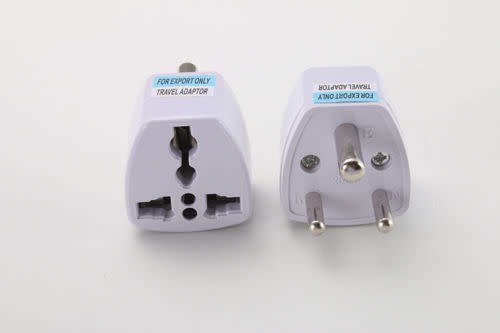 Universal RSA / India Power Adapter Converter Wall Plug Socket AU UK US to EU / RSA