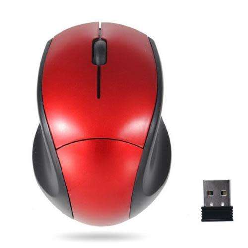 2.4 GHz Wireless Optical Mouse For PC Laptop Small RED