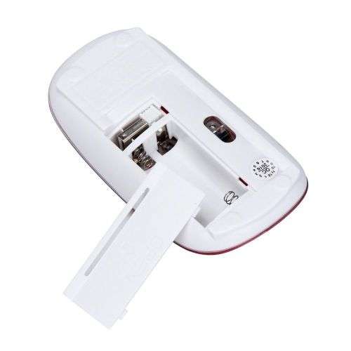 Slim 2.4 GHz Wireless Optical Mouse Mice For PC Laptop Notebook MET RED