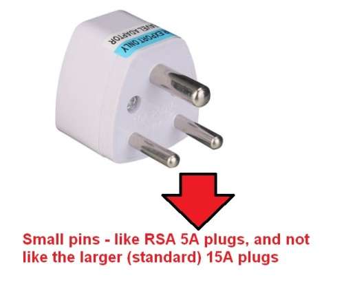 Universal RSA / India Power Adapter Converter Wall Plug Socket AU UK US to EU / RSA