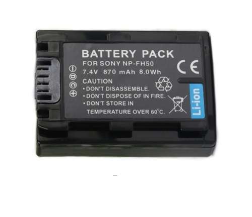 Generic NP-FH50 Battery for SONY A230 A330 A380 A390 DSC-HX1 HX100V TG1 DVD115E SR82
