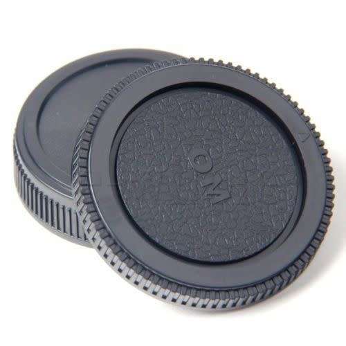 Rear Lens Cap & Body Dust Cap Set for Olympus