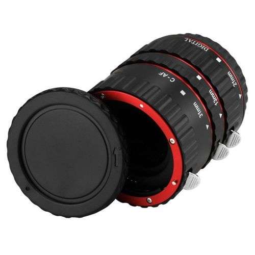 Macro Extension Tube Set for Canon EOS Cameras (Metal Mount)