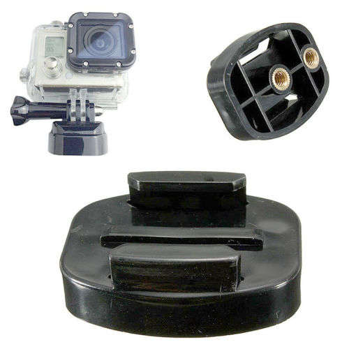 Quick Release Flat Buckle Tripod Mount Adapter for GoPro Hero, SJ4000 SJ5000 SJ6000