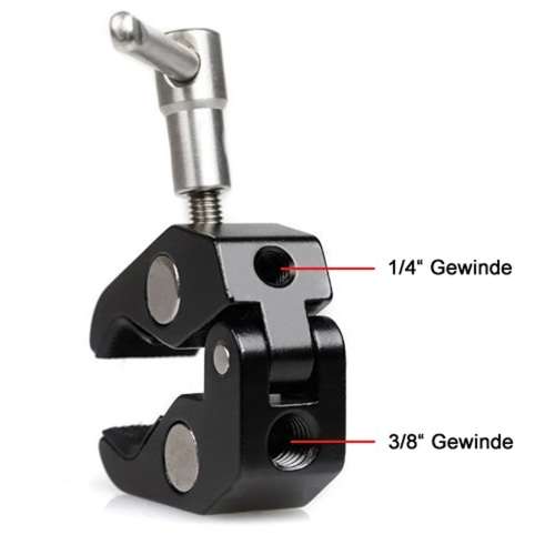 Super Clamp for Holding LCD Monitor / DSLR Camera / DV / GoPro HERO
