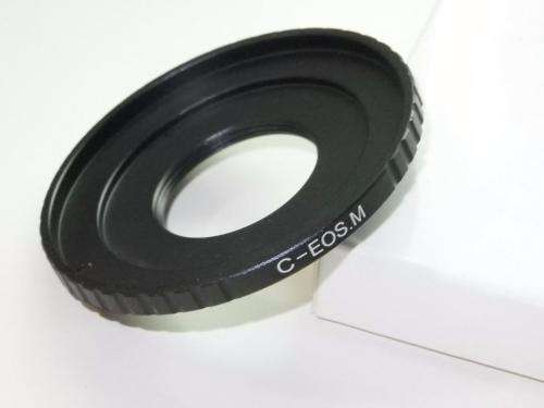 C Mount CCTV Movie Lens to Canon EOS M EF-M Mount Adapter