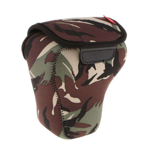 SMALL Camo DSLR Camera Shockproof Shoulders Bag Case Waterproof Bag for DSLR Camera