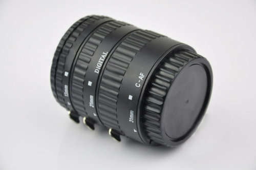 Macro Extension Tube Set for Canon EOS Cameras (Metal Mount)