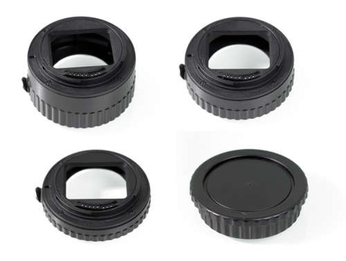 Macro Extension Tube Set for Canon EOS Cameras (Metal Mount)