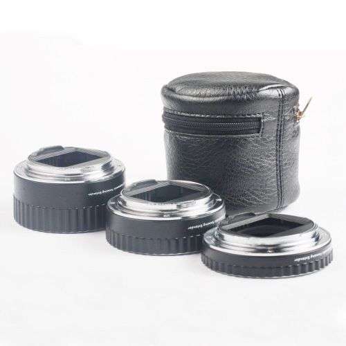 Macro Extension Tube Set for Canon EOS Cameras (Metal Mount)