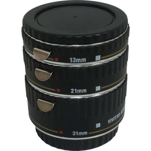Macro Extension Tube Set for Canon EOS Cameras (Metal Mount)