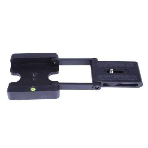 Aluminum Folding Tripod Z Flex Tilt Head Quick Release Plate & Ball Head with Spirit Level