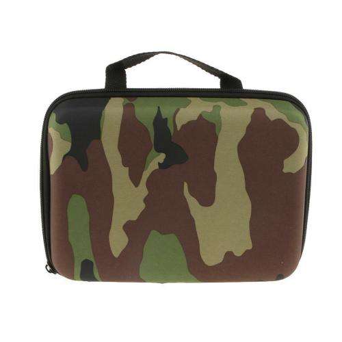 LARGE Camo Shockproof Portable Bag Case For GoPro HD Hero 3+ 3 2 1 4 5