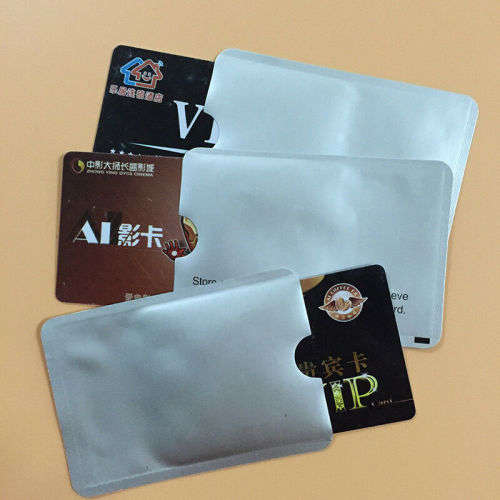 5x RFID Blocking ID / Credit Cards Theft Protector Sleeve Holder