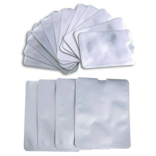 5x RFID Blocking ID / Credit Cards Theft Protector Sleeve Holder