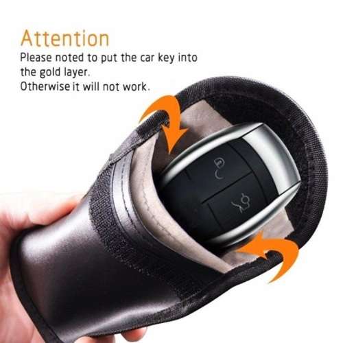 RFID Signal Blocker Case Fob Pouch for Car Key