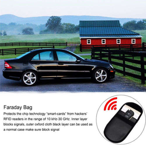 RFID Signal Blocker Case Fob Pouch for Car Key