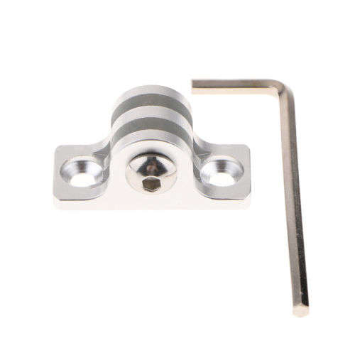Aluminium Bottom Adapter + Screw + Tool for GoPro Hero and other Sportscams & Camcorders