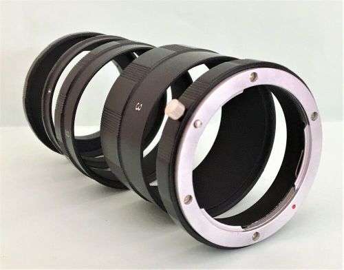 Macro Extension Tube Ring Set Adapter for Olympus OM Mount Camera Lens (unwired)