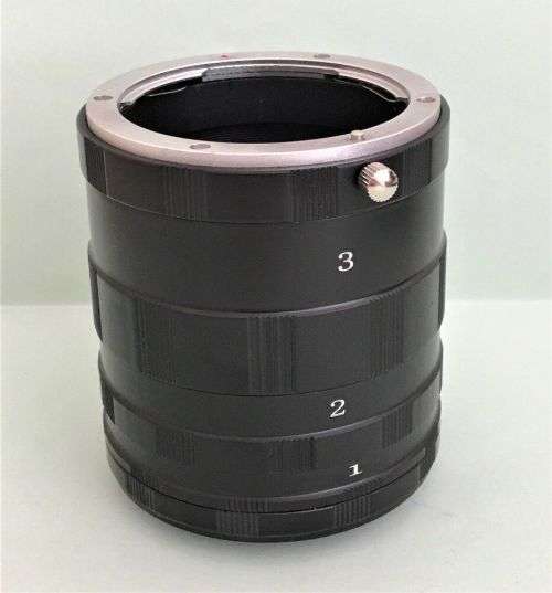 Macro Extension Tube Ring Set Adapter for Olympus OM Mount Camera Lens (unwired)