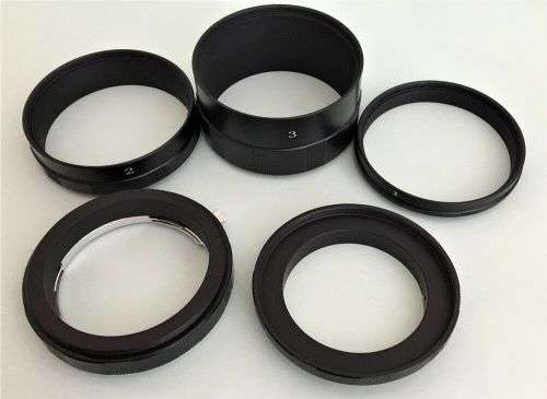 Macro Extension Tube Ring Set Adapter for Olympus OM Mount Camera Lens (unwired)