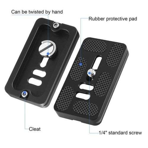 PU-70 Universal Metal Quick Release Plate for Benro Arca Swiss Tripod Ballhead