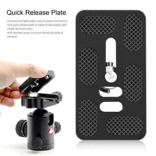 PU-70 Universal Metal Quick Release Plate for Benro Arca Swiss Tripod Ballhead