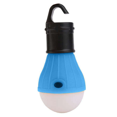 Camping 3 LED Lantern Outdoor Emergency Tent Lamp Light Bulb with Hanging Hook
