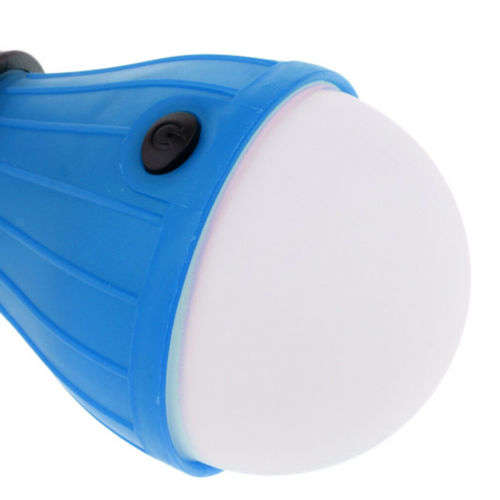 Camping 3 LED Lantern Outdoor Emergency Tent Lamp Light Bulb with Hanging Hook