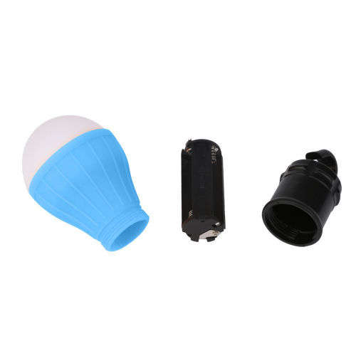 Camping 3 LED Lantern Outdoor Emergency Tent Lamp Light Bulb with Hanging Hook