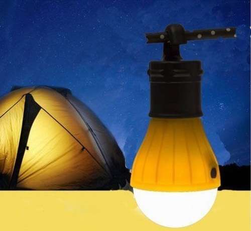 Camping 3 LED Lantern Outdoor Emergency Tent Lamp Light Bulb with Hanging Hook