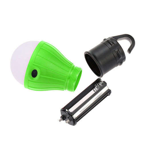Camping 3 LED Lantern Outdoor Emergency Tent Lamp Light Bulb with Hanging Hook