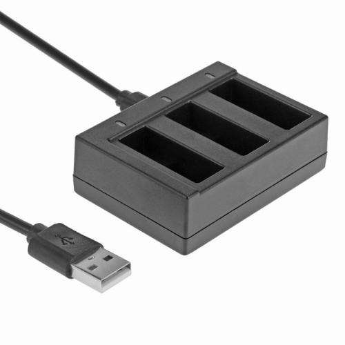USB TRIPPLE Battery Charger For GoPro 5, 6, 7 Sports Cameras