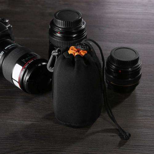 Waterproof Neoprene Lens Pouch Bag Protective Case for Digital SLR Camera MEDIUM