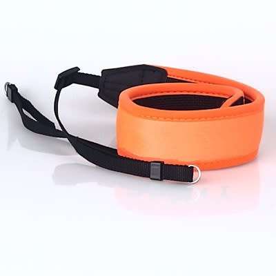 Neoprene Orange Neck Strap for Sony Cameras