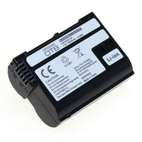 EN-EL15a Battery for Nikon D750 D800 D800E D810 D810A D600 D610 D7000 D7100 D7200 & MB-D11 MB-D12
