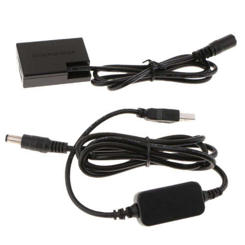 USB POWERED ACK-E18 AC Adapter for Canon 200D 250D 77D 750D 760D (For LP-E17 Battery)
